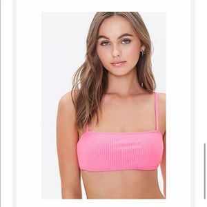 Ribbed Bralette Bikini Top